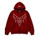 Couples Matching Hooded Zip-Up Jacket With Positioning Print