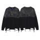 Handsome Washed-look Ombre Necklace Loose-fit Bottoming Shirt Top