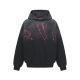 Distressed Washed Long-Sleeve Hoodie Mens And Womens Loose-Fit Couple Top