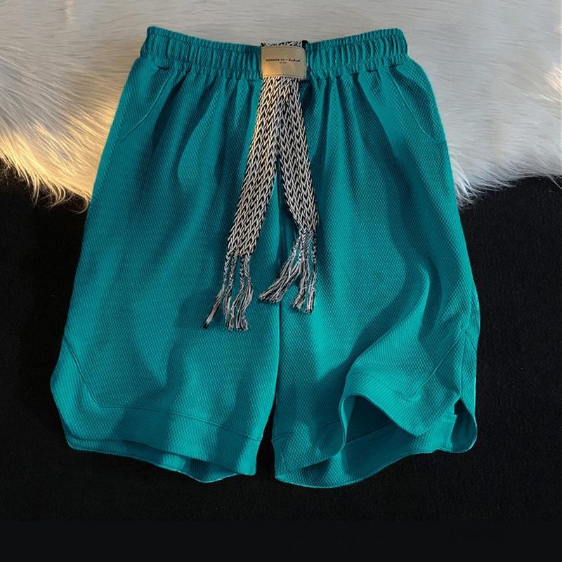 Waffle-Weave Casual Shorts For Men