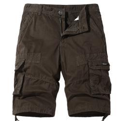 Mens Five-Point Pants Workwear Casual Shorts