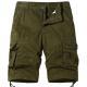 Mens Five-Point Pants Workwear Casual Shorts