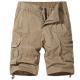 Mens Five-Point Pants Workwear Casual Shorts