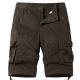 Mens Five-Point Pants Workwear Casual Shorts