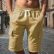 Multi-pocket Utility Five-point Shorts Sporty And Casual