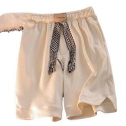 Summer Youth-style Straight-leg Sweatpants For Men