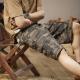 Summer American-style Retro Loose-fitting Straight-leg Camouflage Shorts