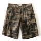 Summer American-style Retro Loose-fitting Straight-leg Camouflage Shorts