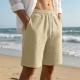 Mens Twill Wrinkle-Resistant Casual Shorts