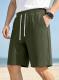 Mens Twill Wrinkle-Resistant Casual Shorts