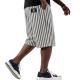 Mens Stylish Striped Casual Loose-fit Multi-pocket Shorts