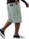 Mens Stylish Striped Casual Loose-fit Multi-pocket Shorts