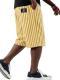 Mens Stylish Striped Casual Loose-fit Multi-pocket Shorts