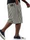Mens Stylish Striped Casual Loose-fit Multi-pocket Shorts