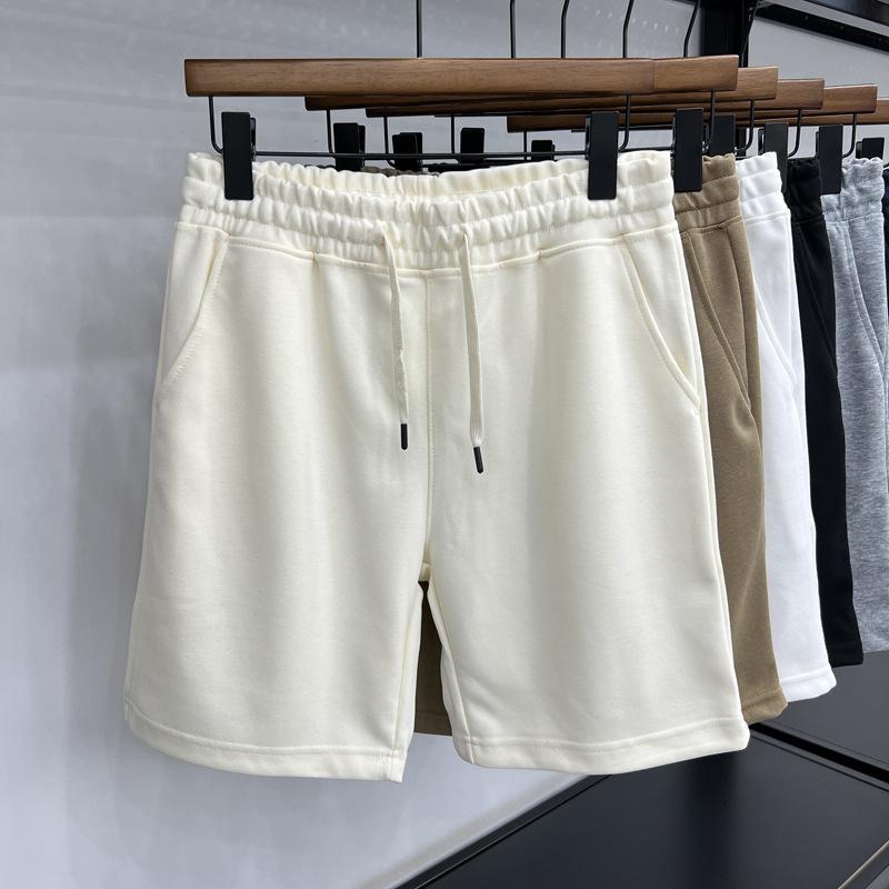White Casual Lace-up Capri Pants