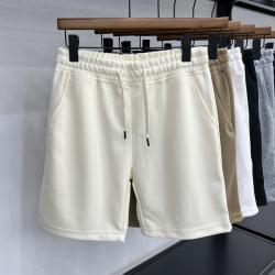 White Casual Lace-up Capri Pants
