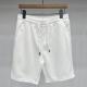 White Casual Lace-up Capri Pants