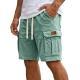 Mens Cargo Shorts With Pockets Fashion Summer Vacation Short Pants