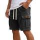 Mens Cargo Shorts With Pockets Fashion Summer Vacation Short Pants