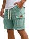 Mens Cargo Shorts With Pockets Fashion Summer Vacation Short Pants
