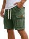 Mens Cargo Shorts With Pockets Fashion Summer Vacation Short Pants