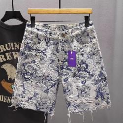 Fashionable Versatile Loose-fit Jacquard Capri Pants Casual Trousers