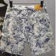 Fashionable Versatile Loose-fit Jacquard Capri Pants Casual Trousers