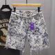 Fashionable Versatile Loose-fit Jacquard Capri Pants Casual Trousers