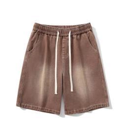 Washed Denim Shorts For Men And Women