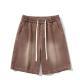 Washed Denim Shorts For Men And Women