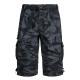 Mens Capri Pants Loose Straight-leg Mid-length Trousers