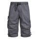 Mens Capri Pants Loose Straight-leg Mid-length Trousers