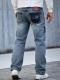 B2 - Non-elastic Small Straight-leg Pants
