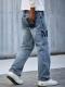 B2 - Non-elastic Small Straight-leg Pants