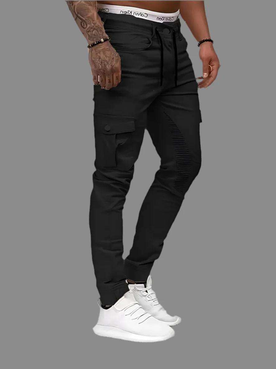 Shanxi Stretchy Slim Straight Pants