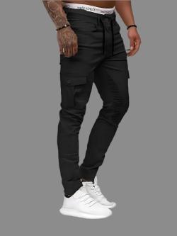 Shanxi Stretchy Slim Straight Pants