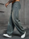 Unlined Loose Straight Pants