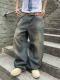 Unlined Loose Straight Pants