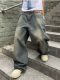 Unlined Loose Straight Pants