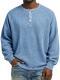 Mens Fashionable Printed Casual Long-sleeve Shirt