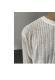 Korean Version Of Simple Hollow Pit Long Sleeve Knitted Top