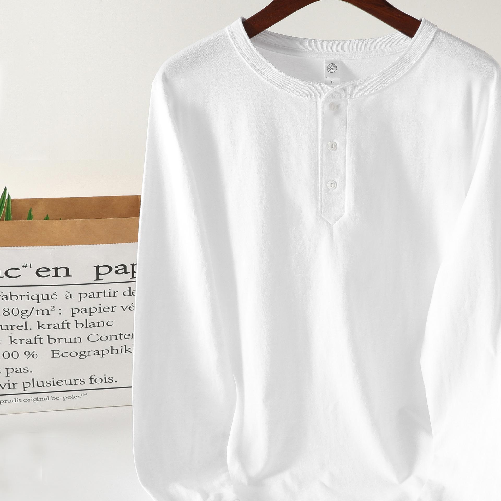 Pullover New Style Combed Pure Cotton Long Sleeve