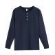 Pullover New Style Combed Pure Cotton Long Sleeve