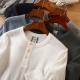 European And American Mens Cotton Waffle-Weave Long-Sleeve T-Shirt Base Layer