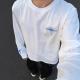 High-end Top American High-street Letter-embroidered Long-sleeve T-shirt For Men