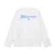 High-end Top American High-street Letter-embroidered Long-sleeve T-shirt For Men