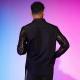 Mens New Lace-Patchwork Long-Sleeve Shirt Sexy Fashionable Statement Top
