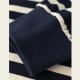 Mens Retro Henry Collar Striped Washed Cotton Long-Sleeve T-Shirt