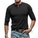 Mens Fashionable Pure Cotton Crewneck Long-Sleeve