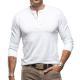 Mens Fashionable Pure Cotton Crewneck Long-Sleeve
